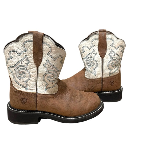 ARIAT Women's Leather Fatbaby Heritage Tess Western Boot Size 10B - Picture 2 of 11